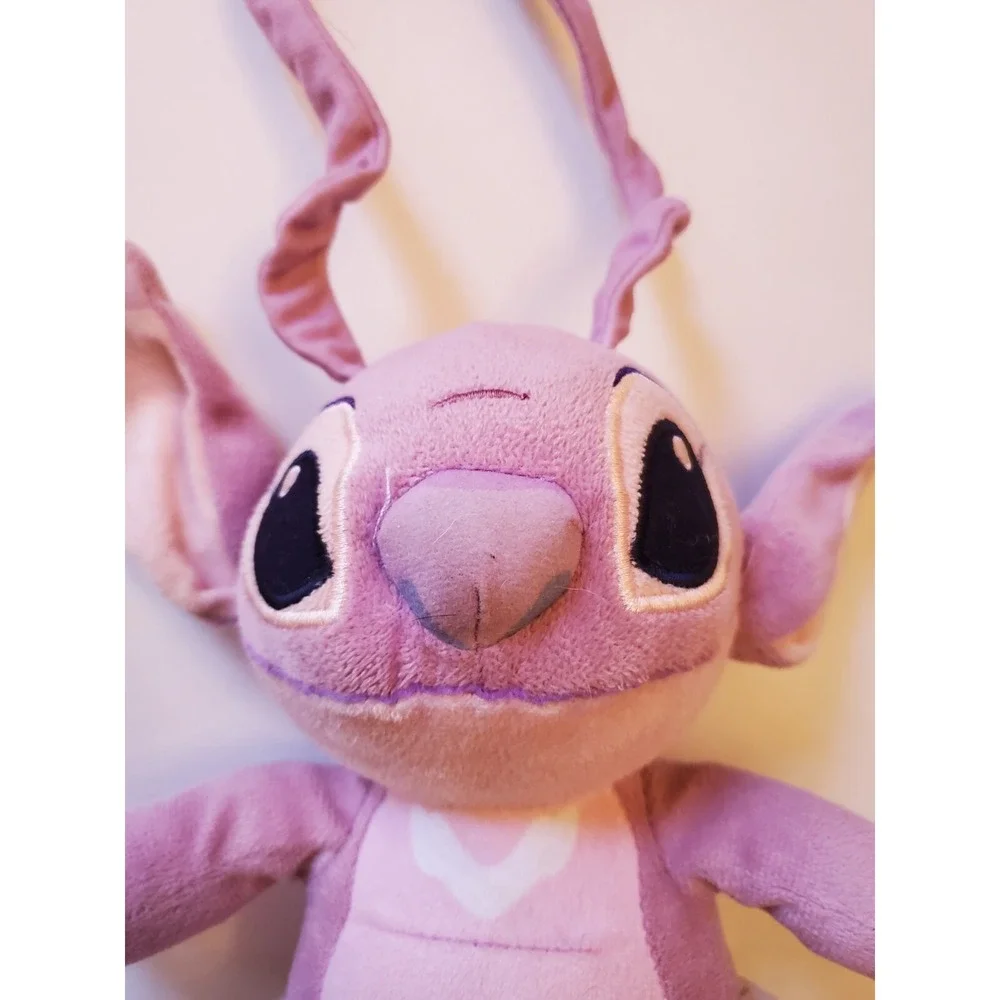 Disney Store ANGEL Plush Lilo‎ & Stitch Stuffed Animal Pink Girl Alien Soft